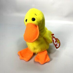 Ty Beanie Babys - Quackers The Duck 6" Plush Toy (4024) 1994